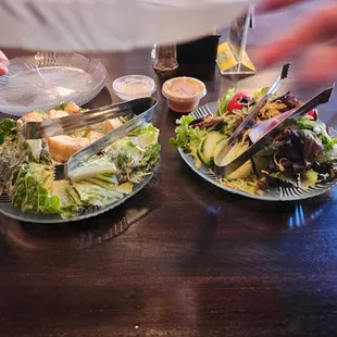 Caesar salad, house salad