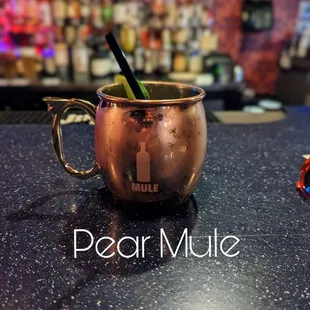 Pear Mule. Very refreshing!