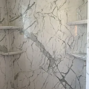 Shower shelves