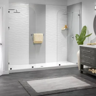 a modern bathroom