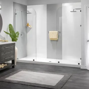 a modern bathroom