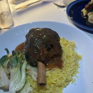 Braised Lamb Shank Dinner