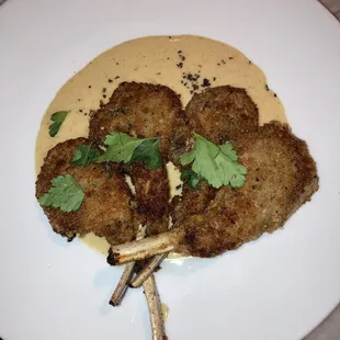 Parm Crusted Lamb Chops..