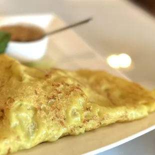 Num banchou ( chicken and shrimp rice crepe :)