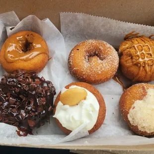 Biscoff, banana cream, chocolate, cinnamon sugar, salted cookie