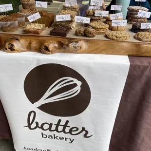 The totality of the Batter Bakery pop-up at Flowerland in Albany.