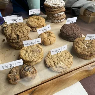 Cookies ready to sold at the Batter Bakery pop-up at Flowerland in Albany.
