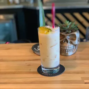Signature drink taste like a Pina Colada. Absolutely delicious!