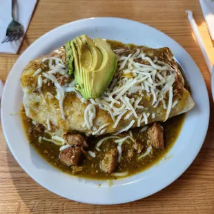 Chili Verde Burrito