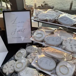 a display of cookies