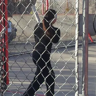 Full swing softball cages....