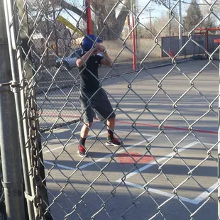 Working on batting technique for baseball!!!!!