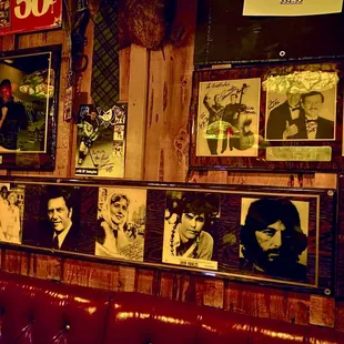 Pictures all over the walls