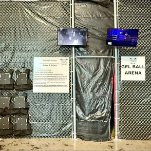 Gel Ball arena (paintball and laser tag hybrid)