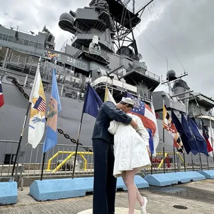 Kissing the war goodbye