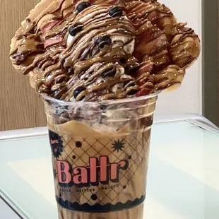 Build your own bubble waffle