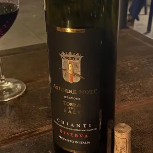 Chianti riserva - their wine list is decent and prices aren&apos;t bad at all