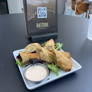Boudin Egg Rolls