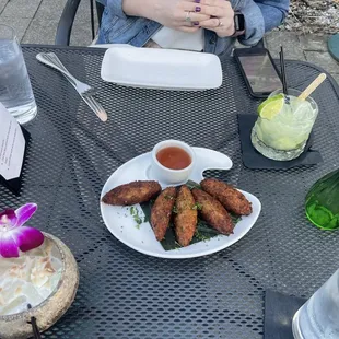 Arroz appetizer on the features menu