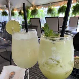 Lemonade and Pineapple Mint juice!