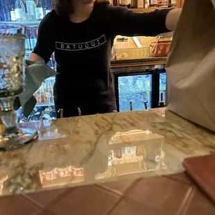 Sinthia the best bartender/server in town!