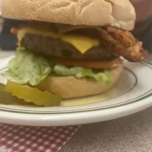 Bacon Baugher Burger With Cheese