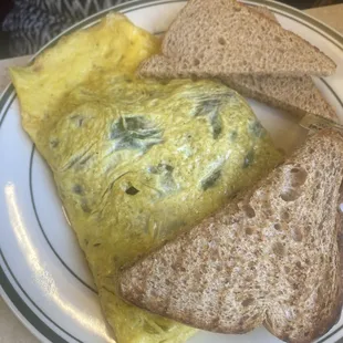 Veggie omelette