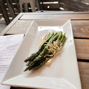 Roasted asparagus
