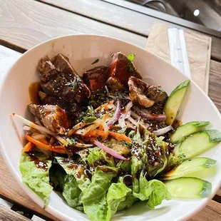 Vermicelli with steak