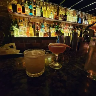 Titos and soda,  penicillin and women as lovers drinks.