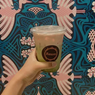 Ginger, Peppermint, Matcha Strawberry Cream