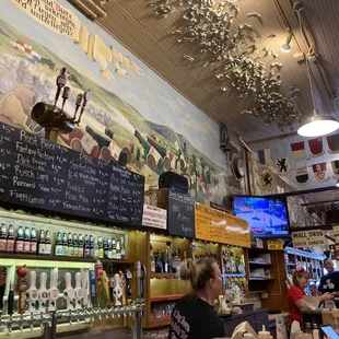 Sitting at the famous Baumgartners bar