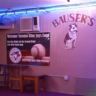 Bauser likes cigars and cold beer!