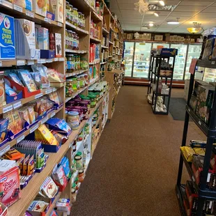 a grocery store aisle