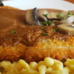 Super crispy pork schnitzel