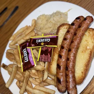 Nurnberger sausage was so good!