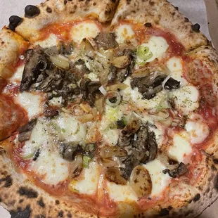 Mushroom pizza