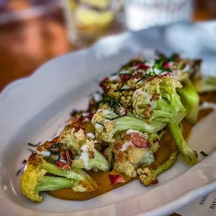 Roasted Sprouting Cauliflower