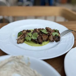 oyster mushroom--the trip is worth this plate