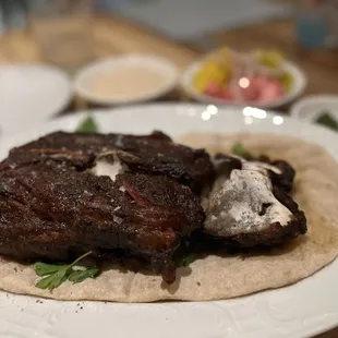 Slow Roasted Lamb Neck Shawarma