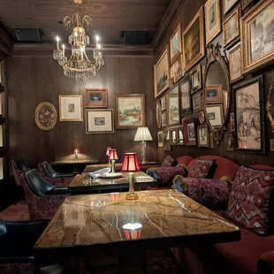 Speakeasy dining area