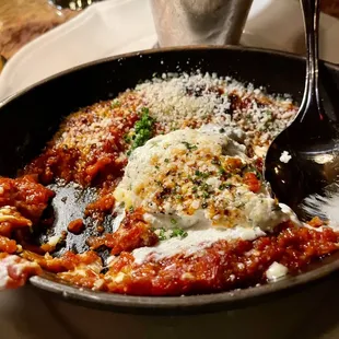 Some sort of melted cheese appetizer which was awesome and came with toast