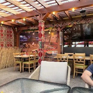 a man sitting at a table