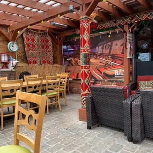 Outdoor seating