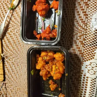 Chicken 65 &amp; gobhi manchurian