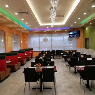 sushi and sashimi, interior