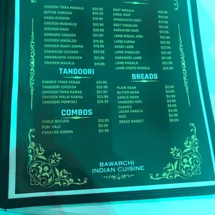 Menu page 2