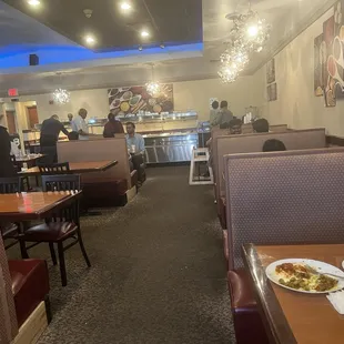 Buffet area