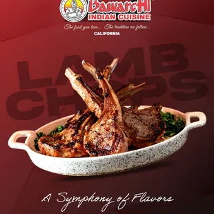 The Ultimate Lamb Chop Experience: A Symphony of Flavors! 
 Perfectly seasoned, expertly grilled, and bursting with mouthwatering
