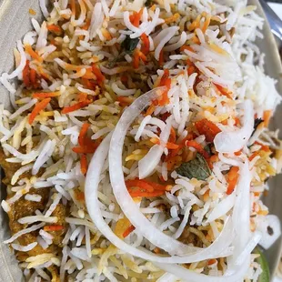 Chicken tikka biryani